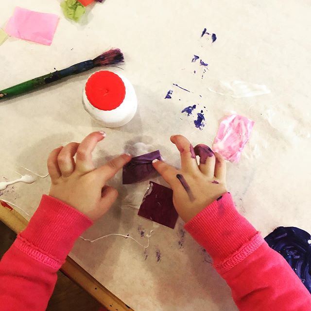 We love to stick all of the things...working on developing and strengthening  that fine motor, pincer grasp and so much more. #letthemplay #myworkisplay #creativeclubhouse