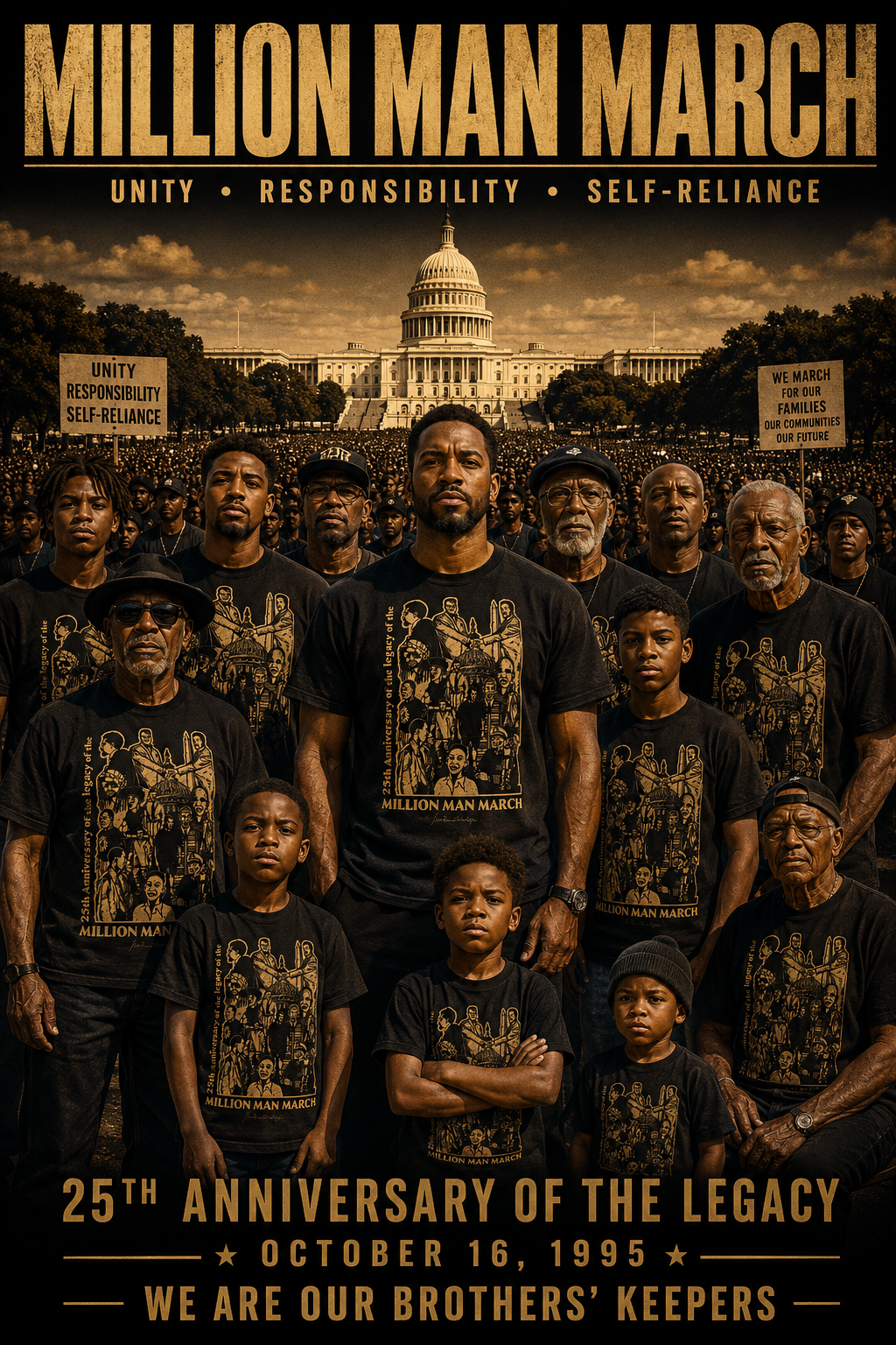 MILLION MAN MARCH 25TH ANNIVERSARY