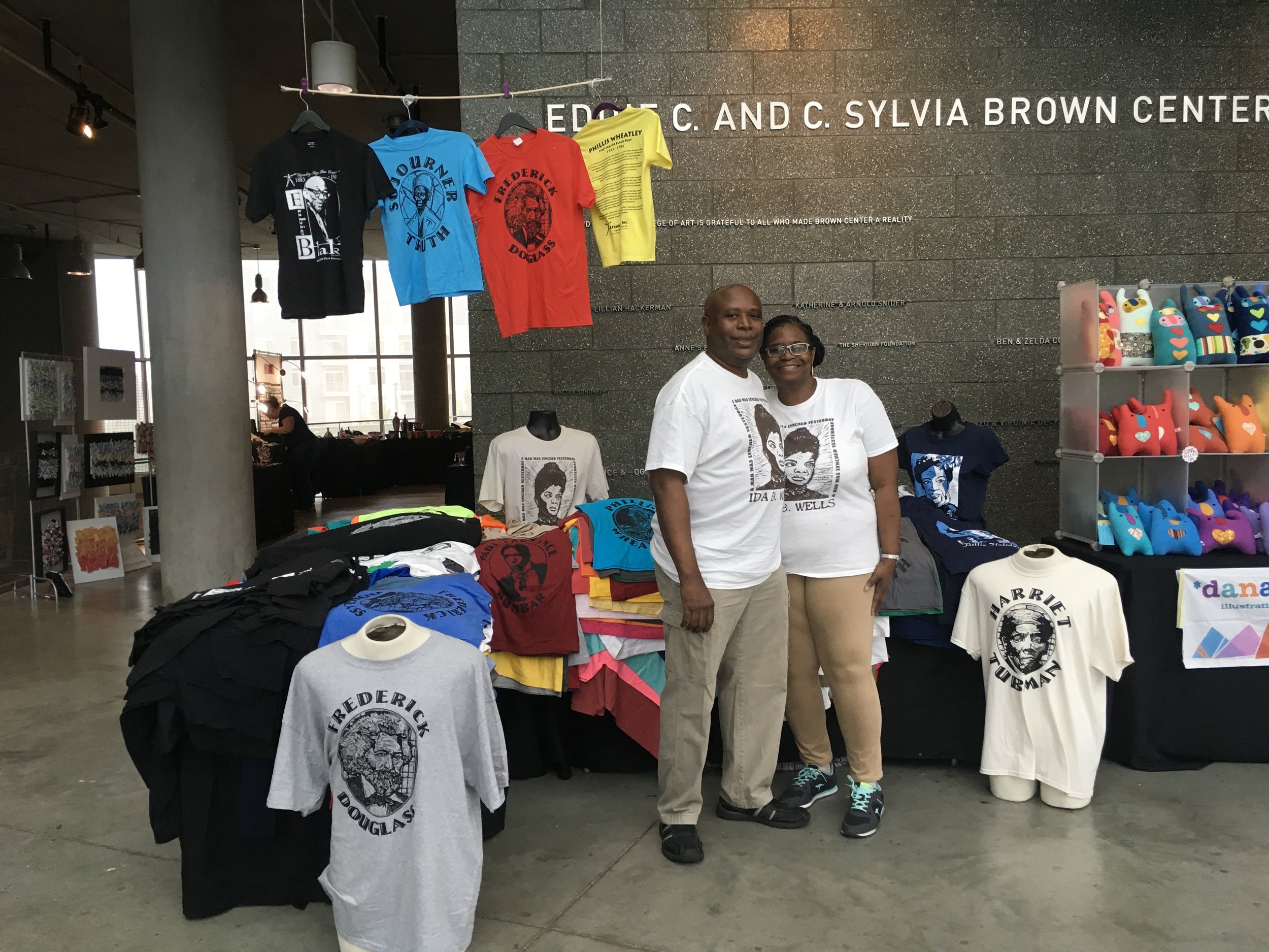 Sean and Latonya Montague @ Artscape 2018 , Artist Marketplace @ Brown Center!