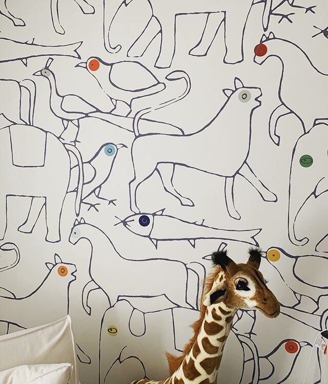 Animal kingdom 
#setstudioco #process #nurserydreams #interiordesign #dallastexas