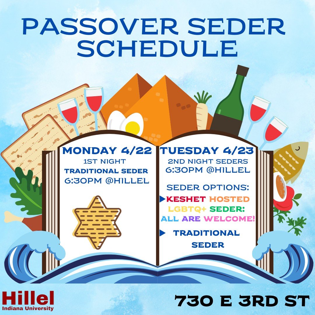 Passover is coming up soon so make sure to RSVP for the seders and meal kosher for Passover meal plan with the link in our bio! RSVP is strongly encouraged so that we can be sure to make enough food. First and second night seders are free for all stu