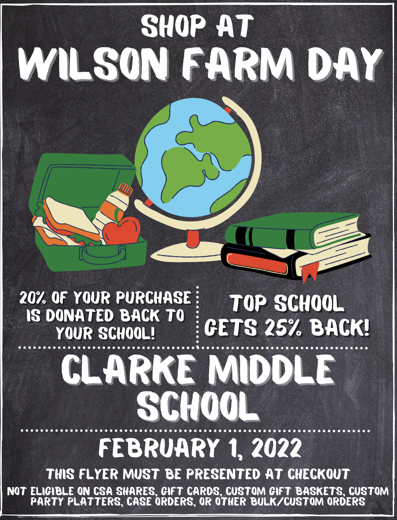 Wilson's Farm Shopping Day to benefit the PTO