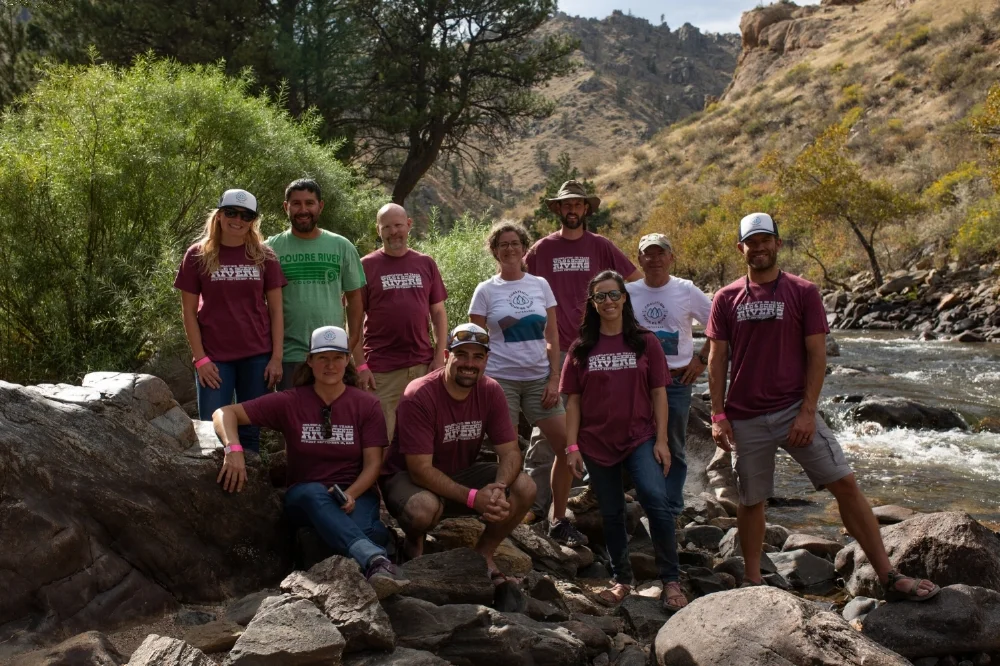 CPRW staff and board at the Mishawaka for the Celebration of the 50th Anniversary of the Wild & Scenic Rivers Act (Photo by Conservation Kate )