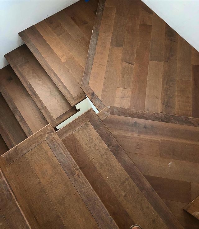 Stairway to heaven! Check out these beautiful new floors