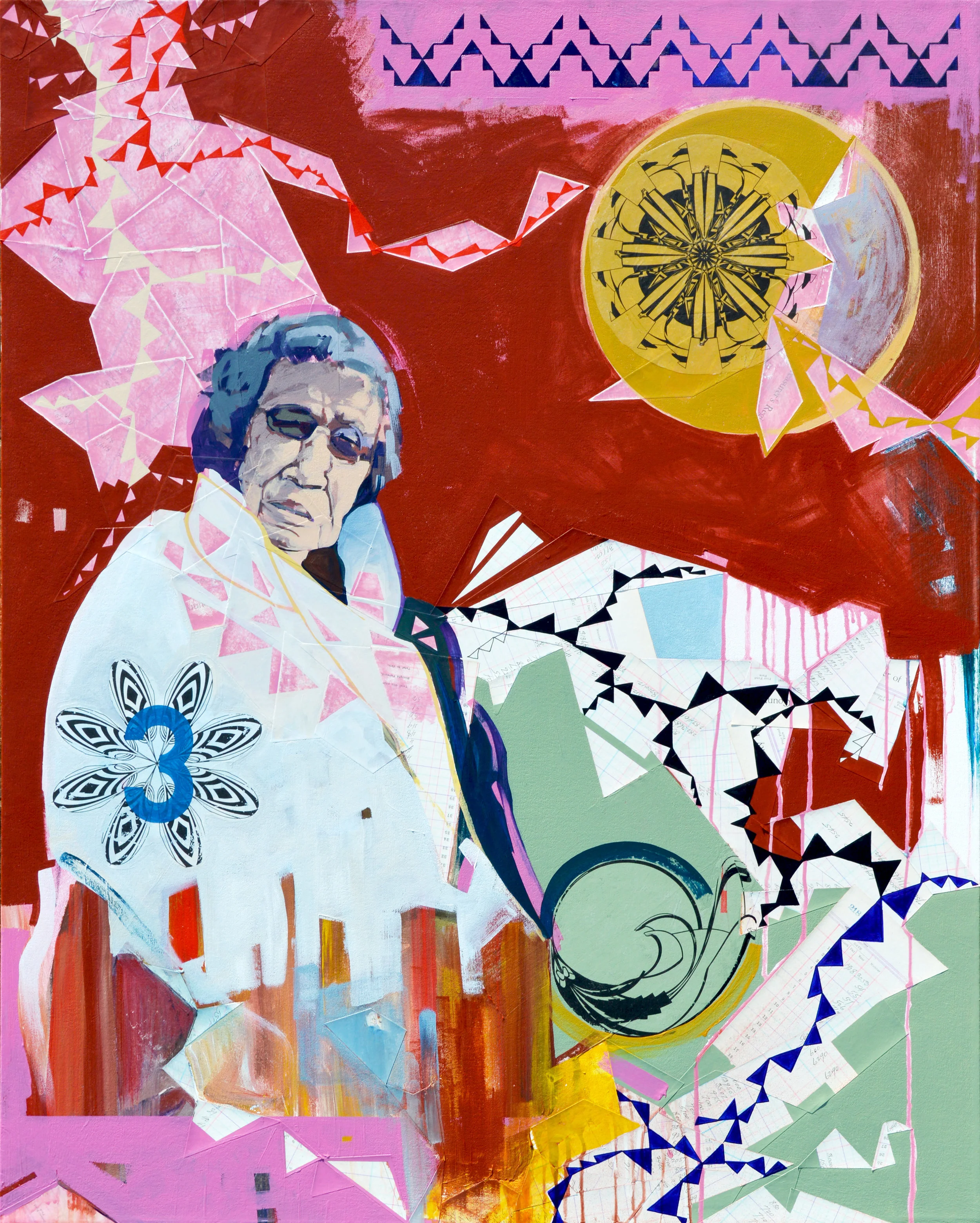 Yamni acrylic on canvas, dimensions, 2017
