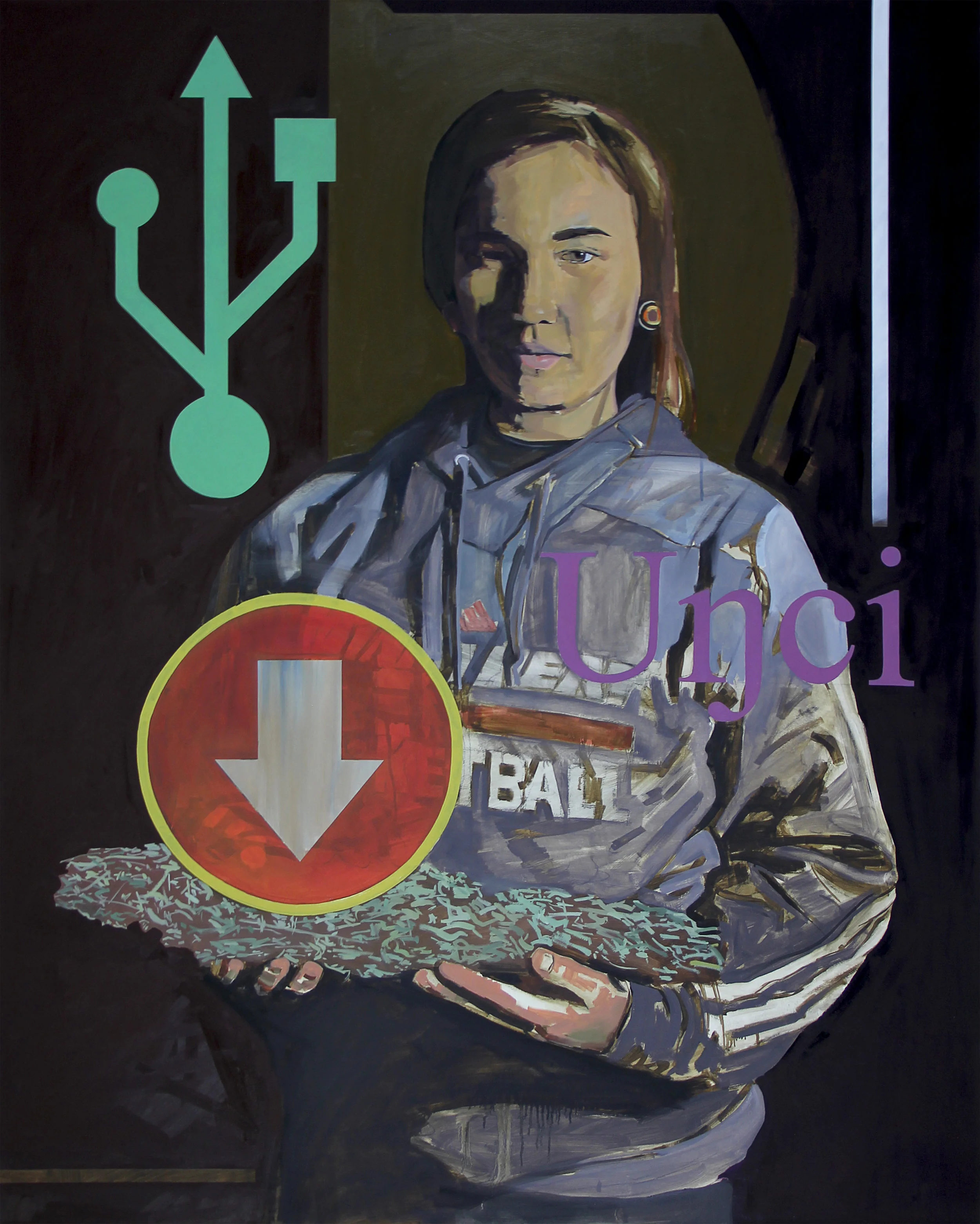 Maka oil on canvas, 2018
