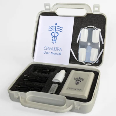 CES Device- Can be used during treatments or rented out of the clinic for home use.