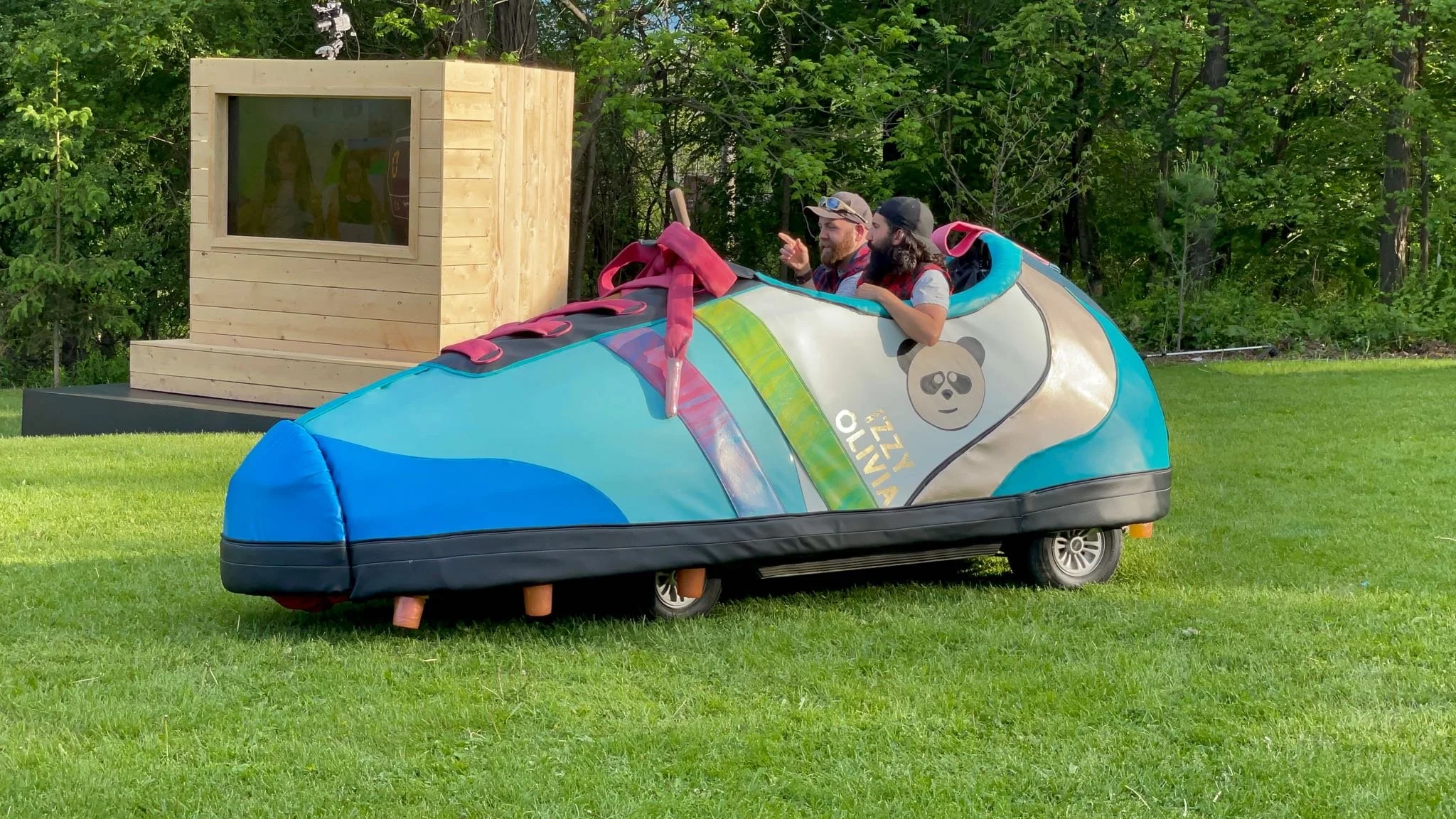 Golf Cart Shaped like a Shoe