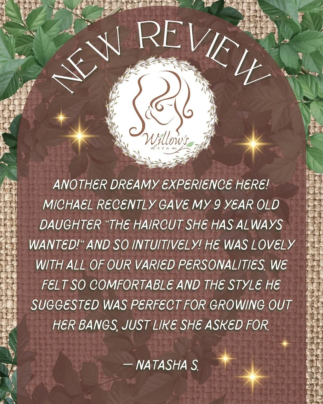 ✨NEW REVIEW!✨ Read the full story down below! We&rsquo;re so grateful to be a part of your good days 🥰✨🙌 @michaeljhair @youenjoymyhairby_lesley @jhunterlanier 

&ldquo;Another dreamy experience here!
Michael recently gave my 9 year old daughter &ld