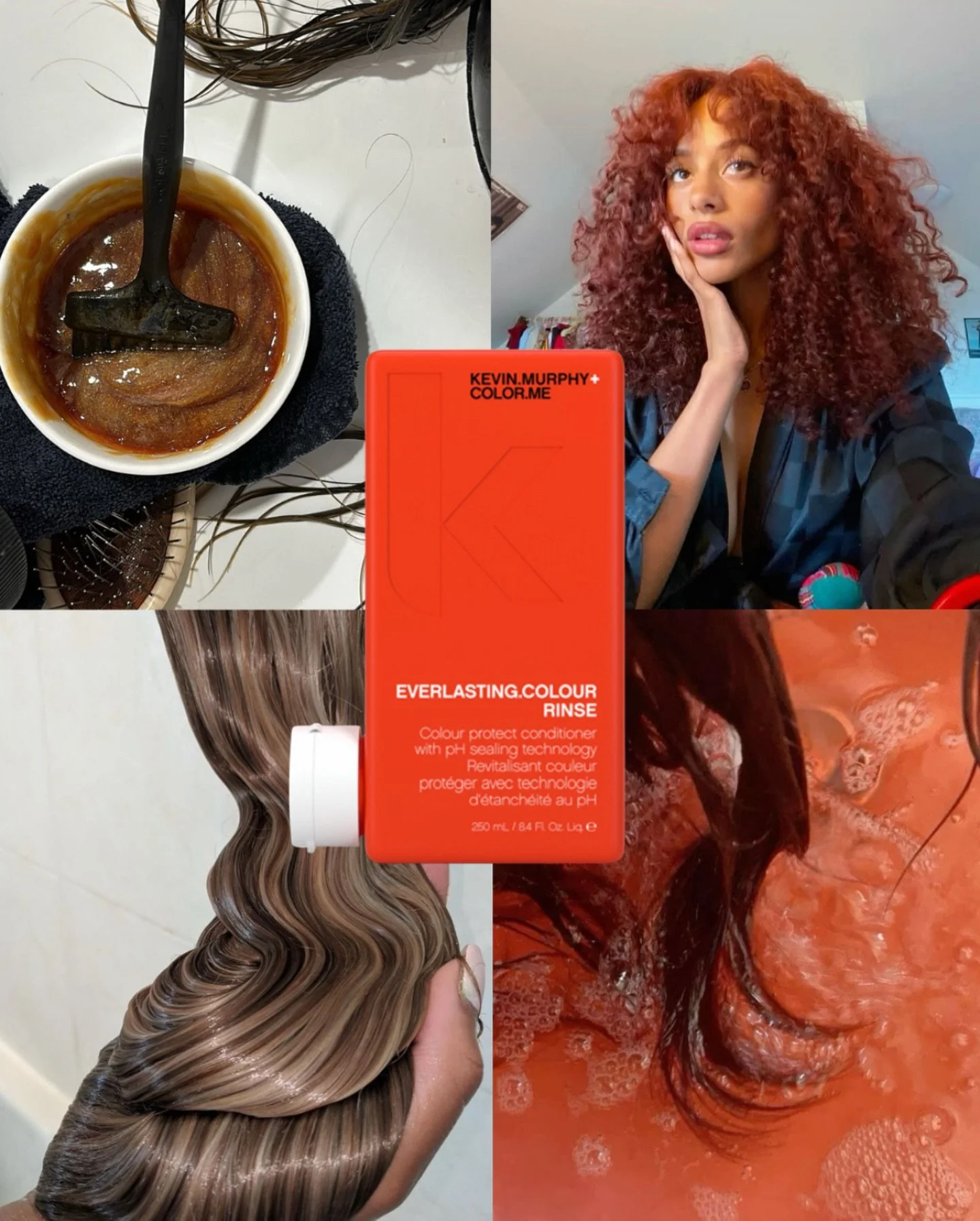 ✨PRODUCT SPOTLIGHT✨
Why spend hundreds on color, just to rinse it all down the drain with drugstore shampoo and conditioner? 💦

EVERLASTING.COLOUR.RINSE uses pH sealing technology to ensure you get the most time with your hair color. 

Feeling like 