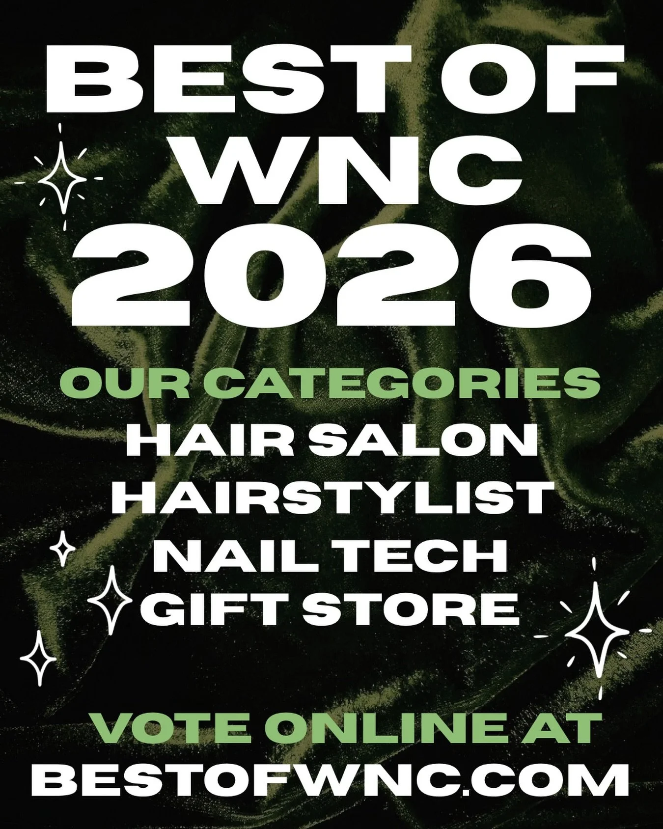 It&rsquo;s that time of year again, folks! We love being a part of this community, and we feel grateful for your support! 🥰✨⚡️
If you love us as much as we love you, vote for us at www.bestofwnc.com 🥳🌻
.
.
.
#bestofwnc #localbusiness #smallbusines