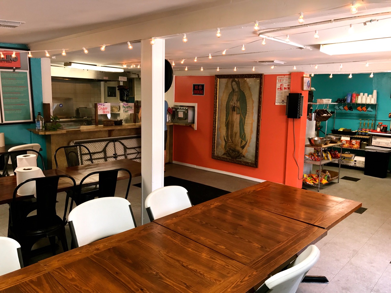 Images shot on location at Marcelino's