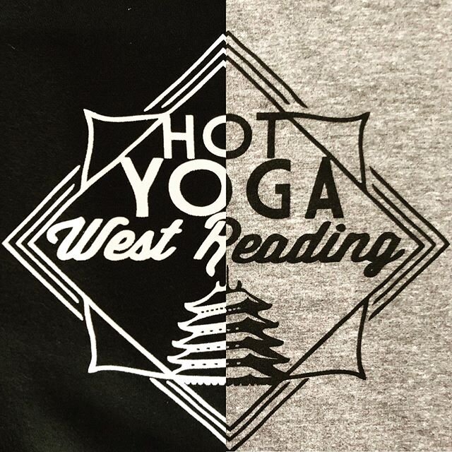 New samples for West Reading&rsquo;s Hot Yoga! #hotyoga #westreading #hotyogawestreading #yoga #readingpa #berkscounty #screenprint #inklife #printshop