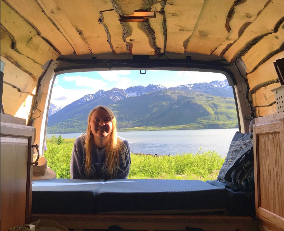 Amy working from Wyoming