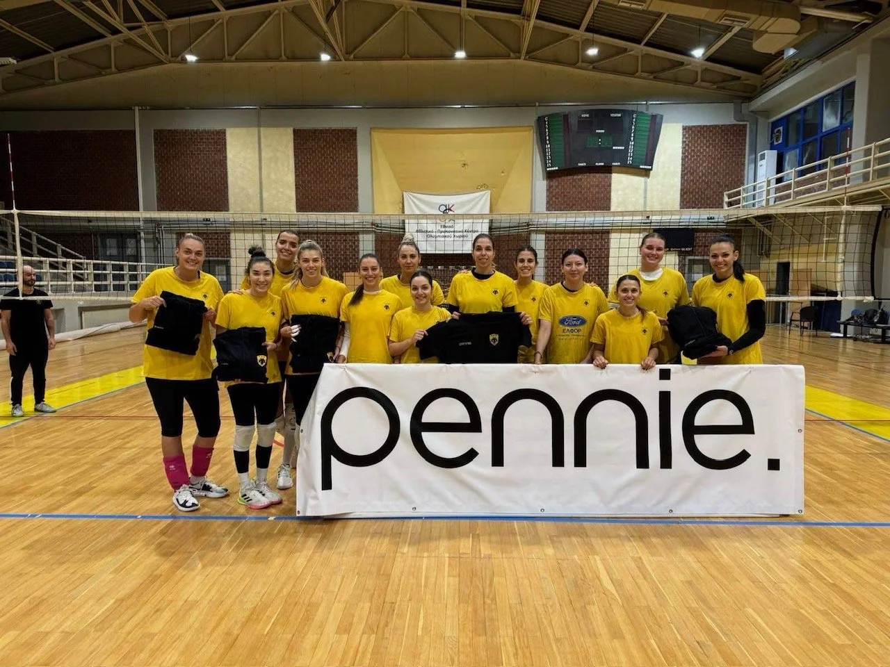 Το pennie στηρίζει την γυναικεία ομάδα βόλεϊ της ΑΕΚ