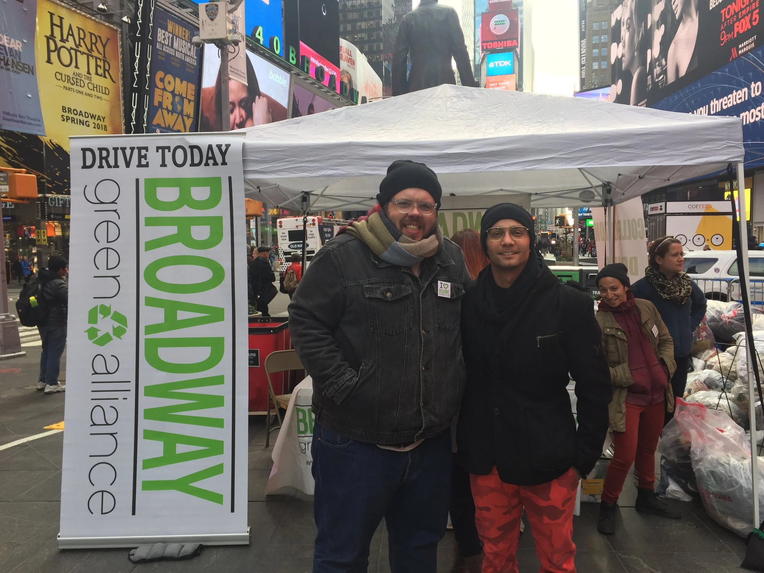 Josh and Seth Stewart at the Textile Drive