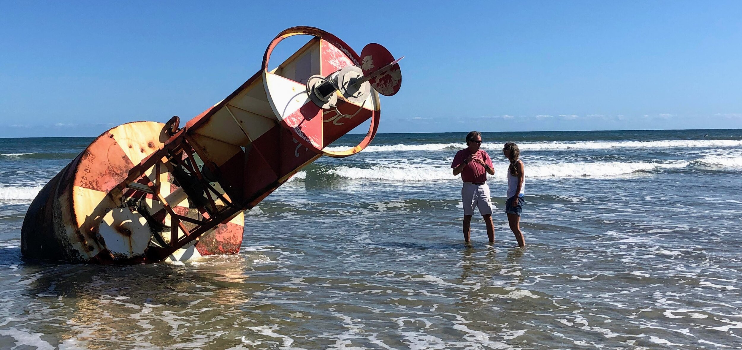 Dislodged sea buoy on South Point.JPG