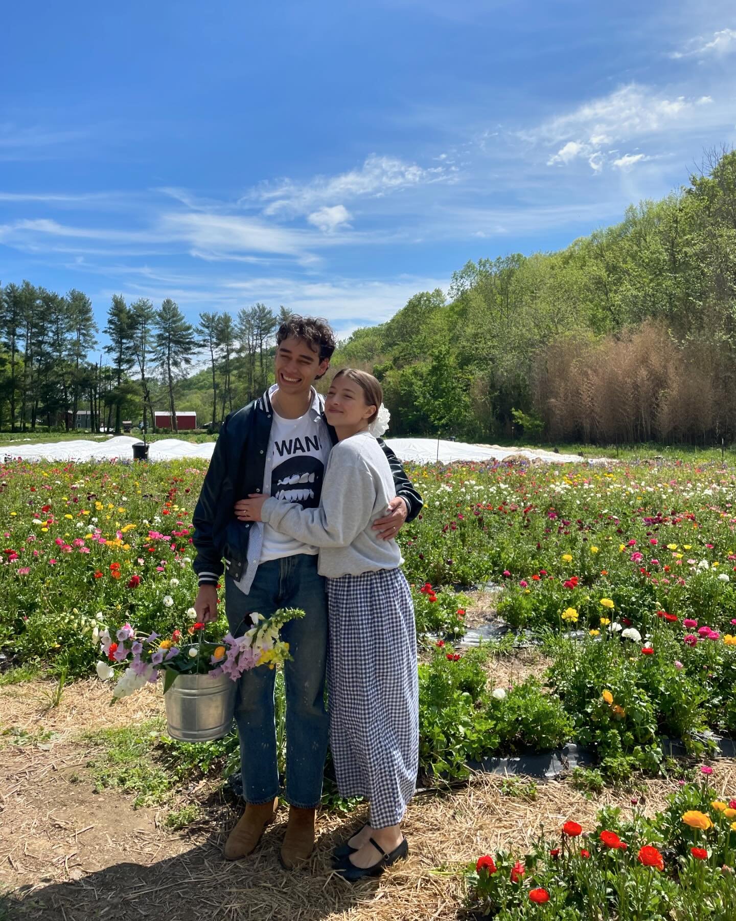Picking flowers for Katie bday🌷🌷🌷🥲