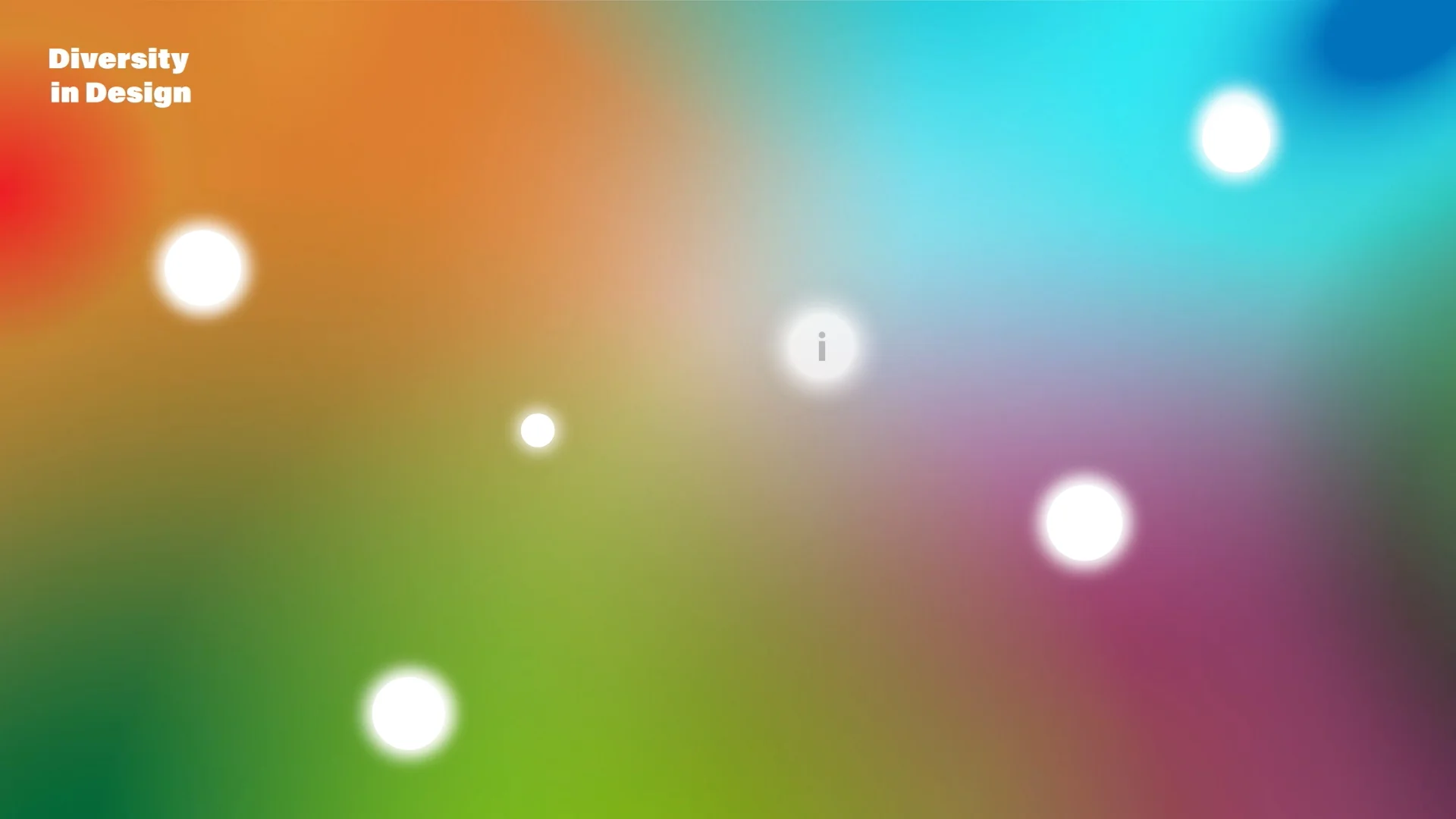 Two smaller circles are search and information