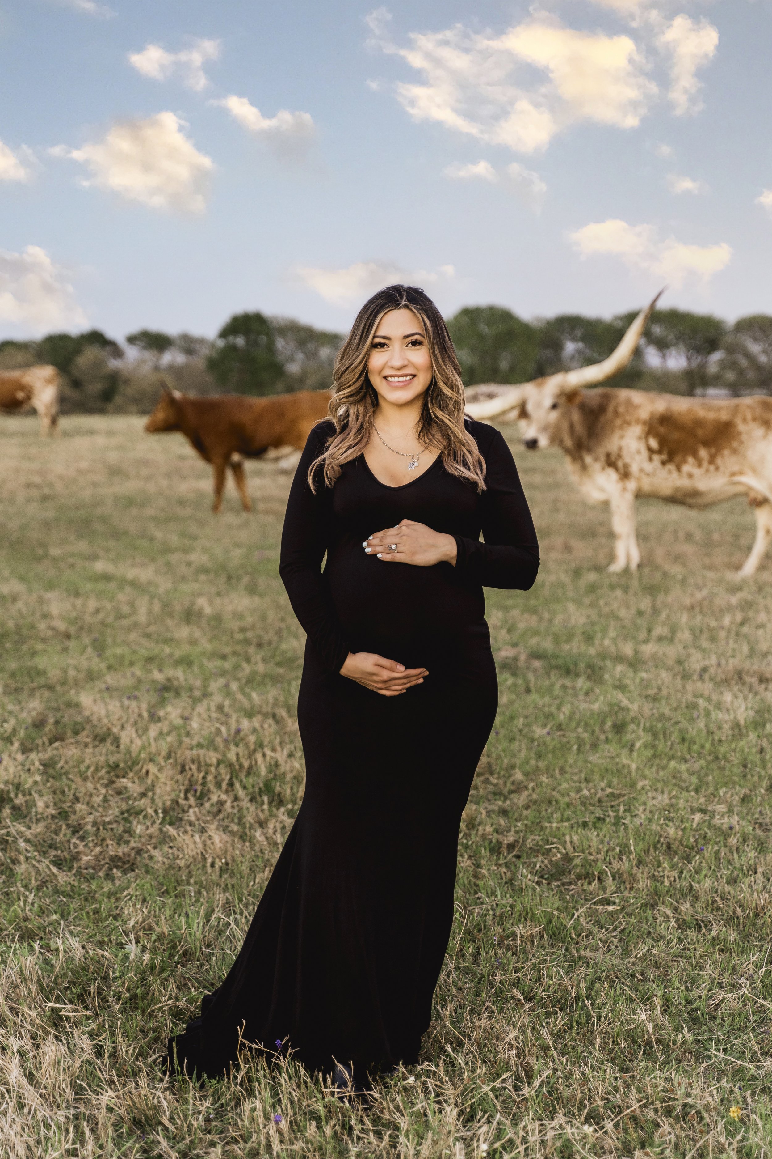 Maternity Photos at the Longhorn Ranch