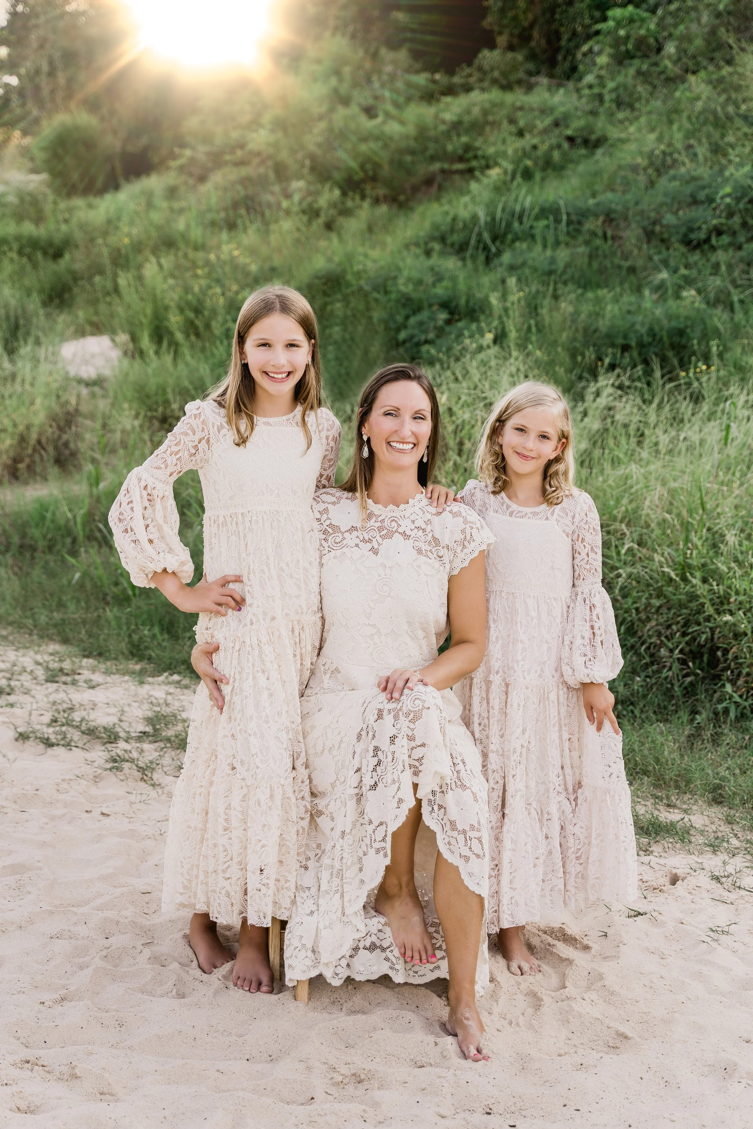 Family Photo Session at the Beach Park