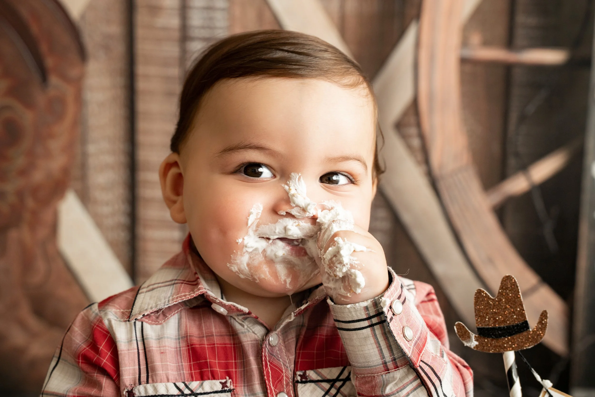 Jake's First Birthday Cake Smash Session