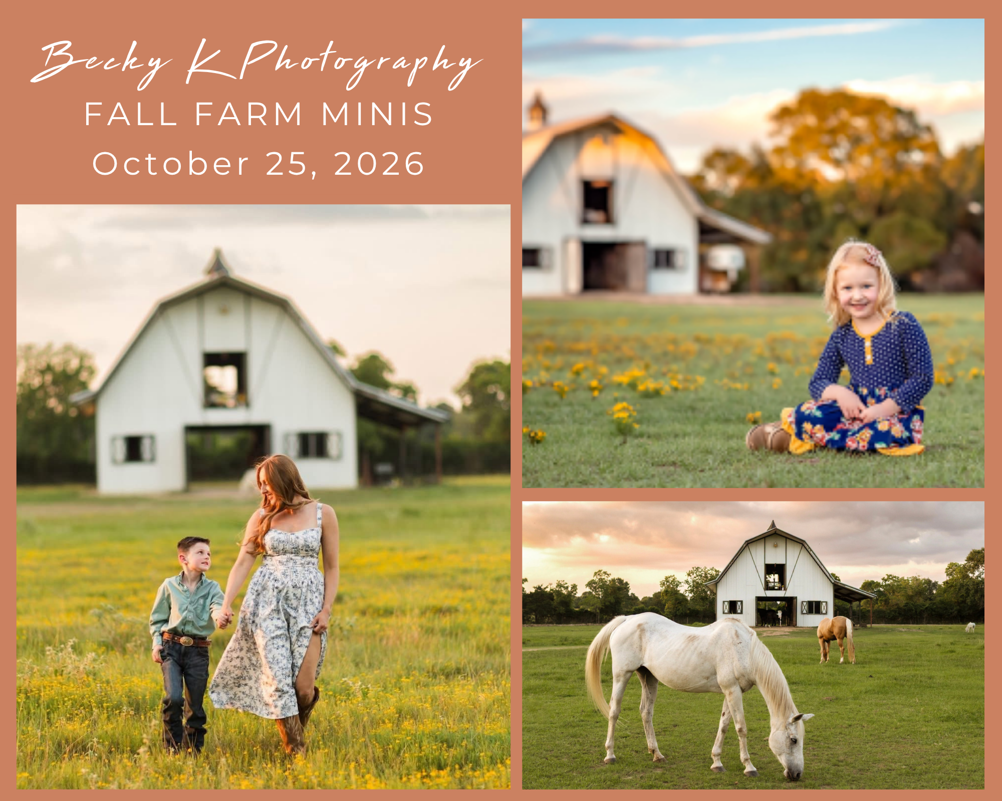 Fall Farm Mini sessions at The Good Vibe Farm with Becky K Photography