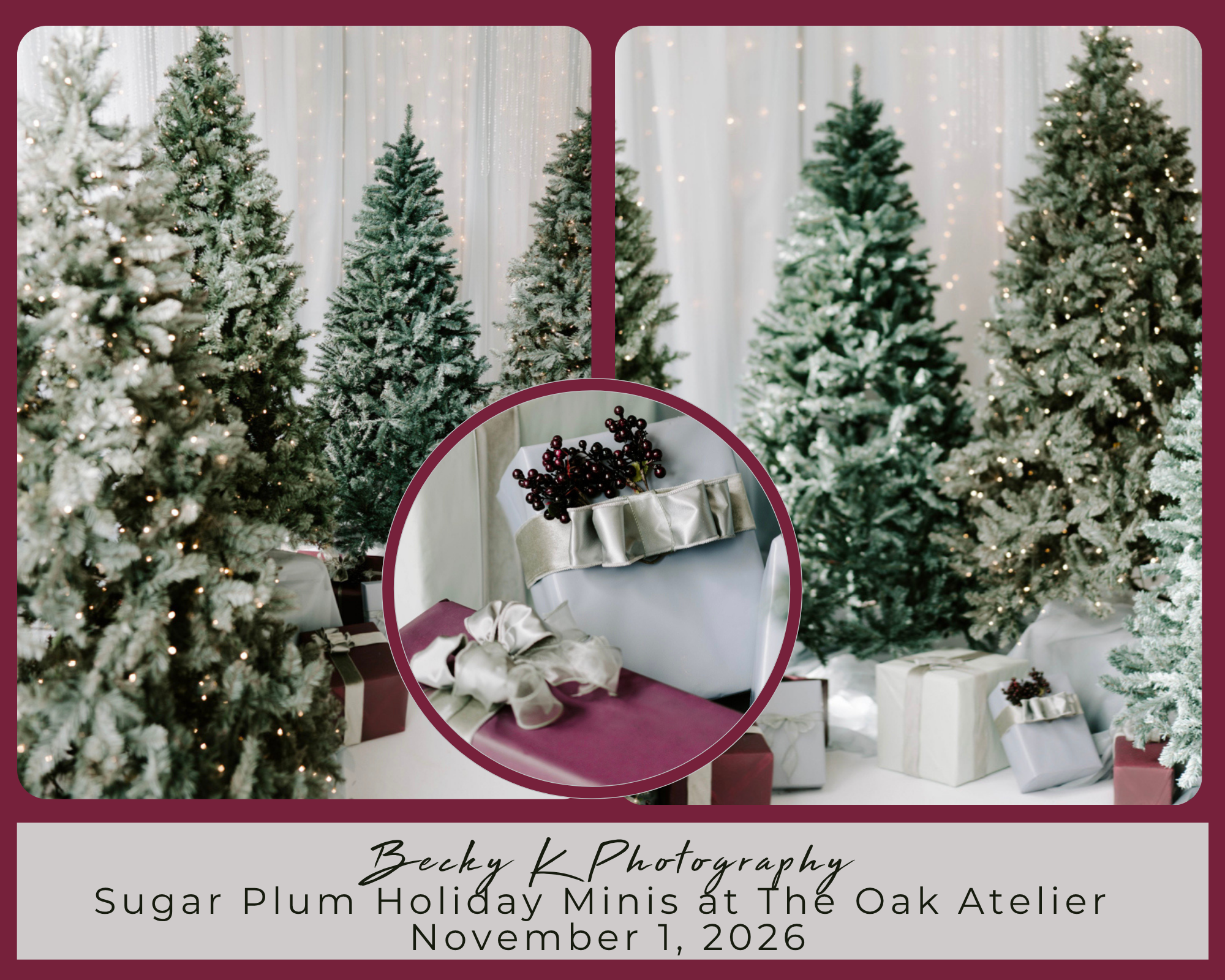Holiday Minis at The Oak Atelier with Becky K Photography