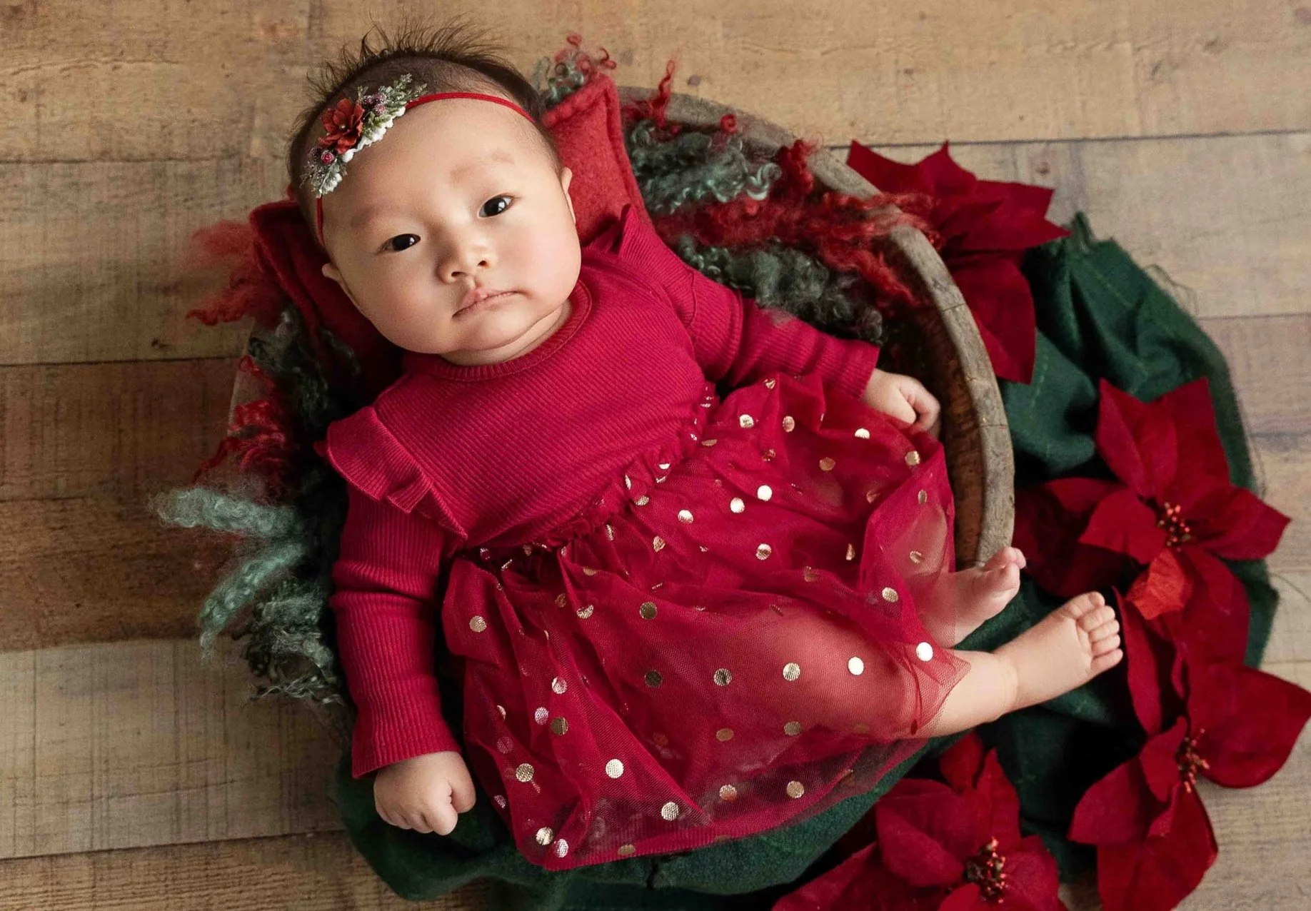 two-month-old baby photo with Avery