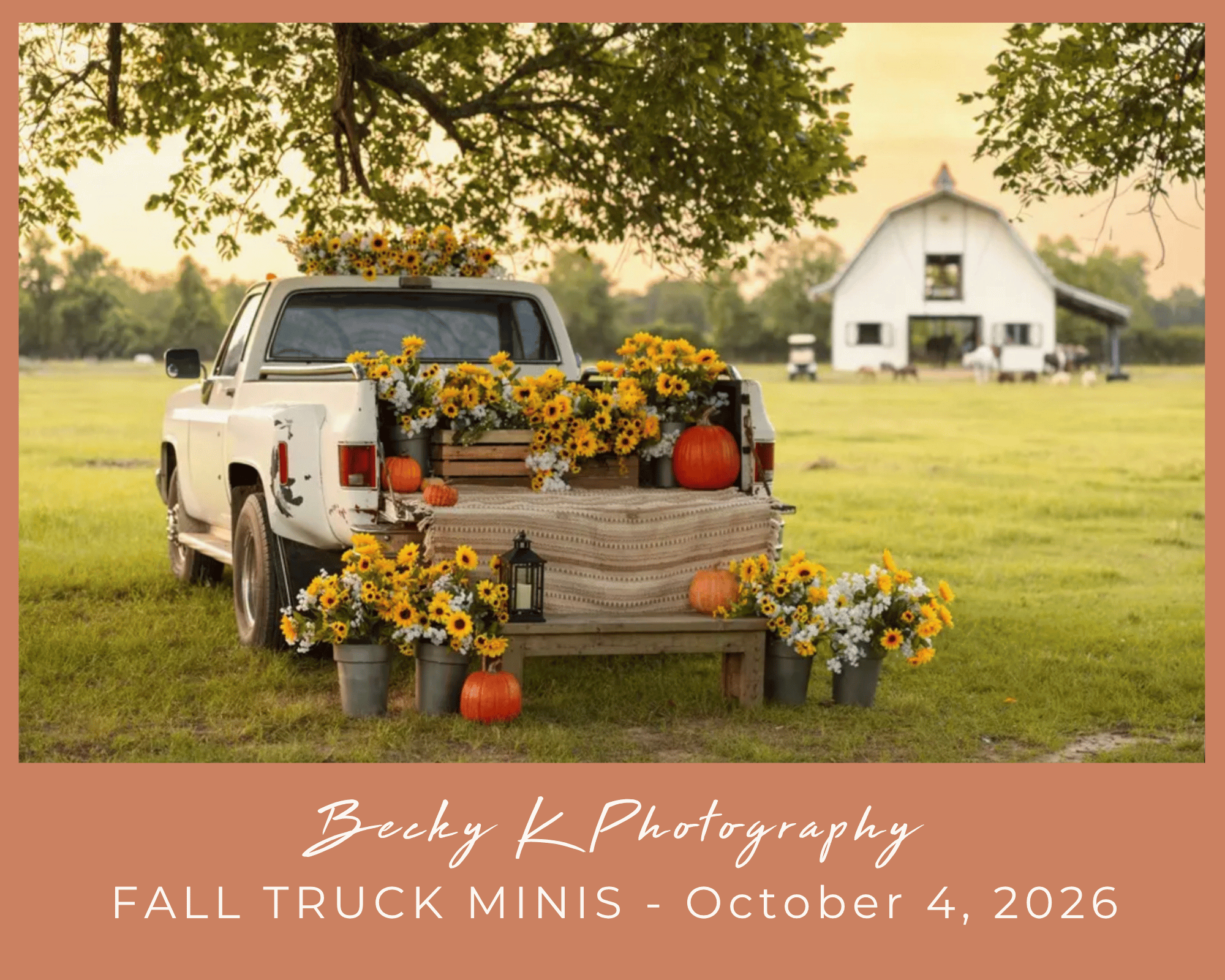 Fall Truck Minis at The Good Vibe Farm with Becky K Photography