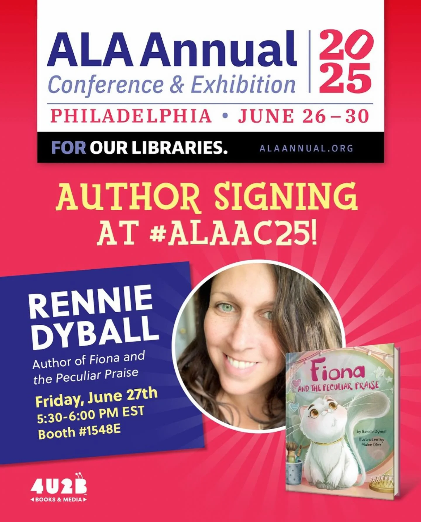 See you soon, ALA! @americanlibraryassociation @4u2bbooks