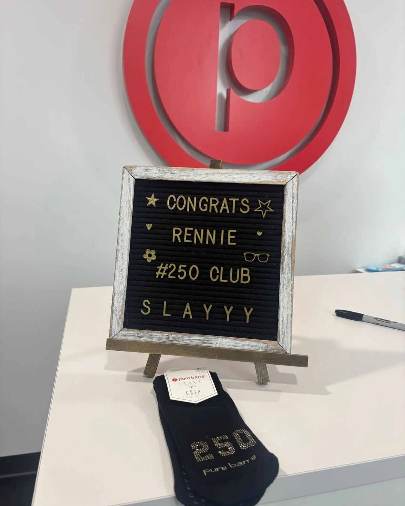 250 deserves a square. ❤️ you, @purebarre_towsonmd!