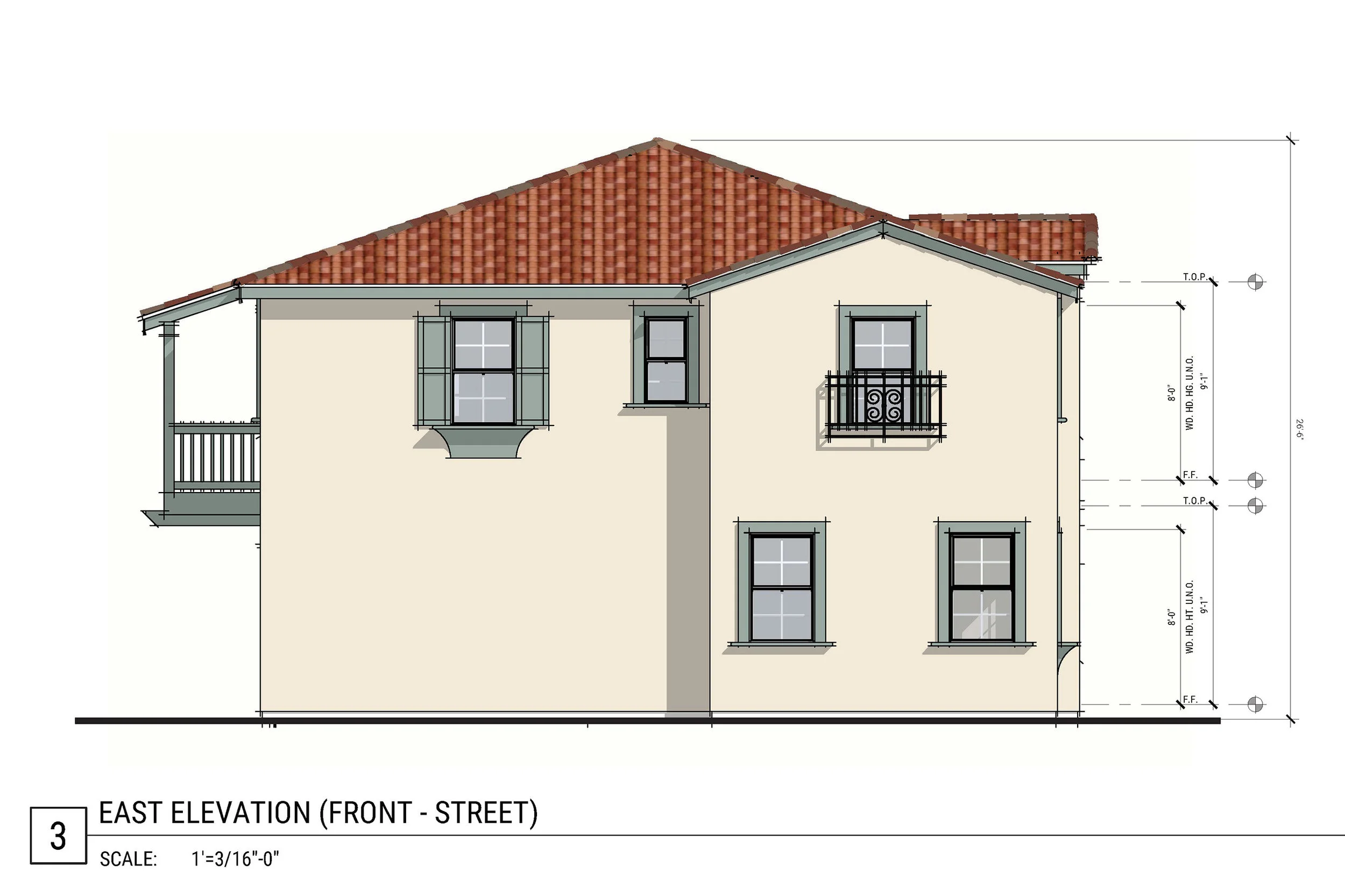 Front - Street elevation