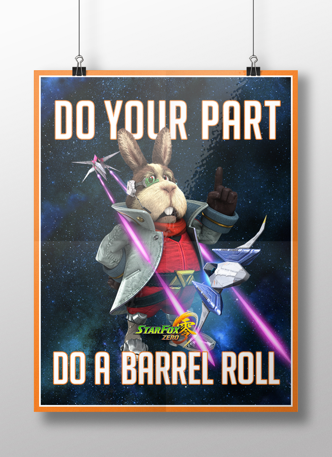 Do a Barrel Roll - Star Fox - Sticker