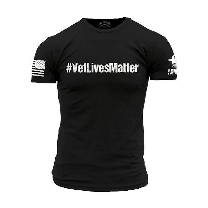 Grunt Style Vet Lives Matter Men's T-Shirt