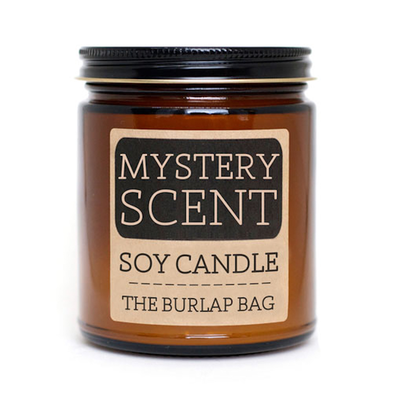 The Burlap Bag Mystery Scent Soy Candle