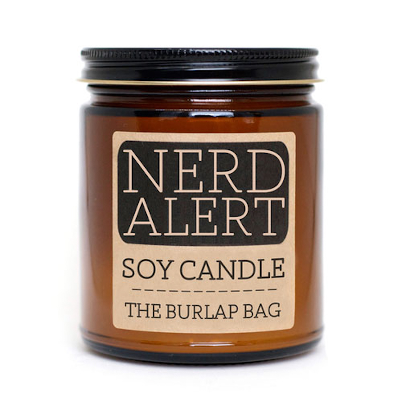 The Burlap Bag Nerd Alert Soy Candle