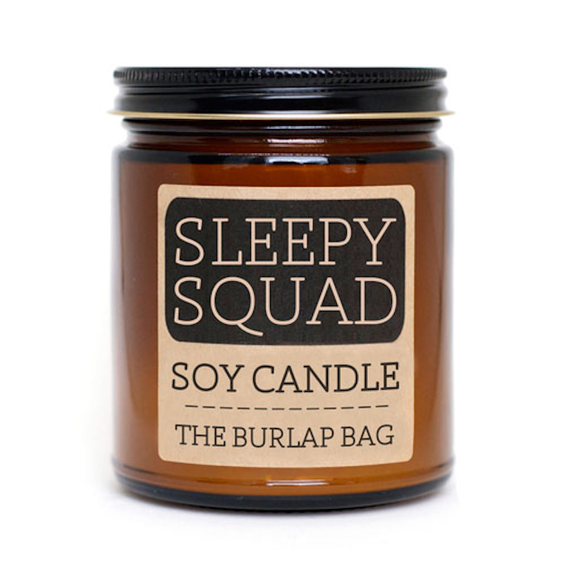 The Burlap Bag Sleepy Squad Soy Candle