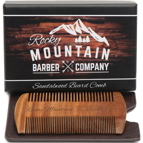 Rocky Mountain Barber Wooden Beard Combs 