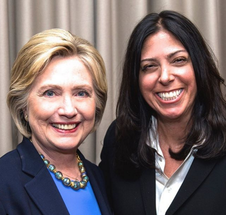 Hillary Clinton & Cheryl Richards