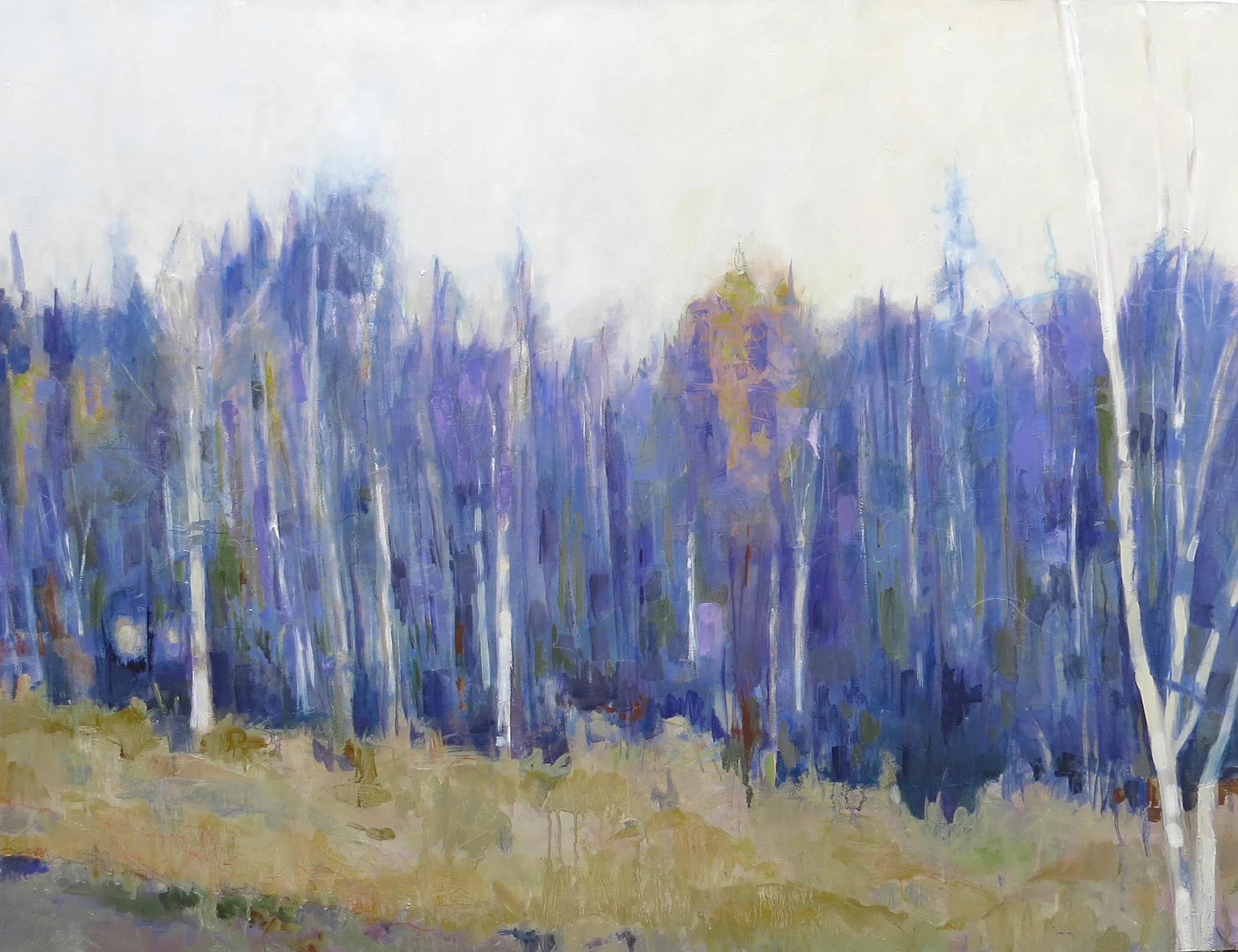 Blue Forest - Sweden - 48" X 36"