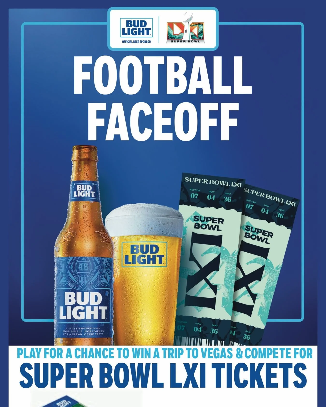 Join us at Riverside Barr &amp; Grill Tomorrow Saturday, September 19th at 9 PM for a special Bud Light Football Faceoff promotion! The Bud Light promo team will be here with a cornhole challenge, giving you the chance to play your way toward an incr