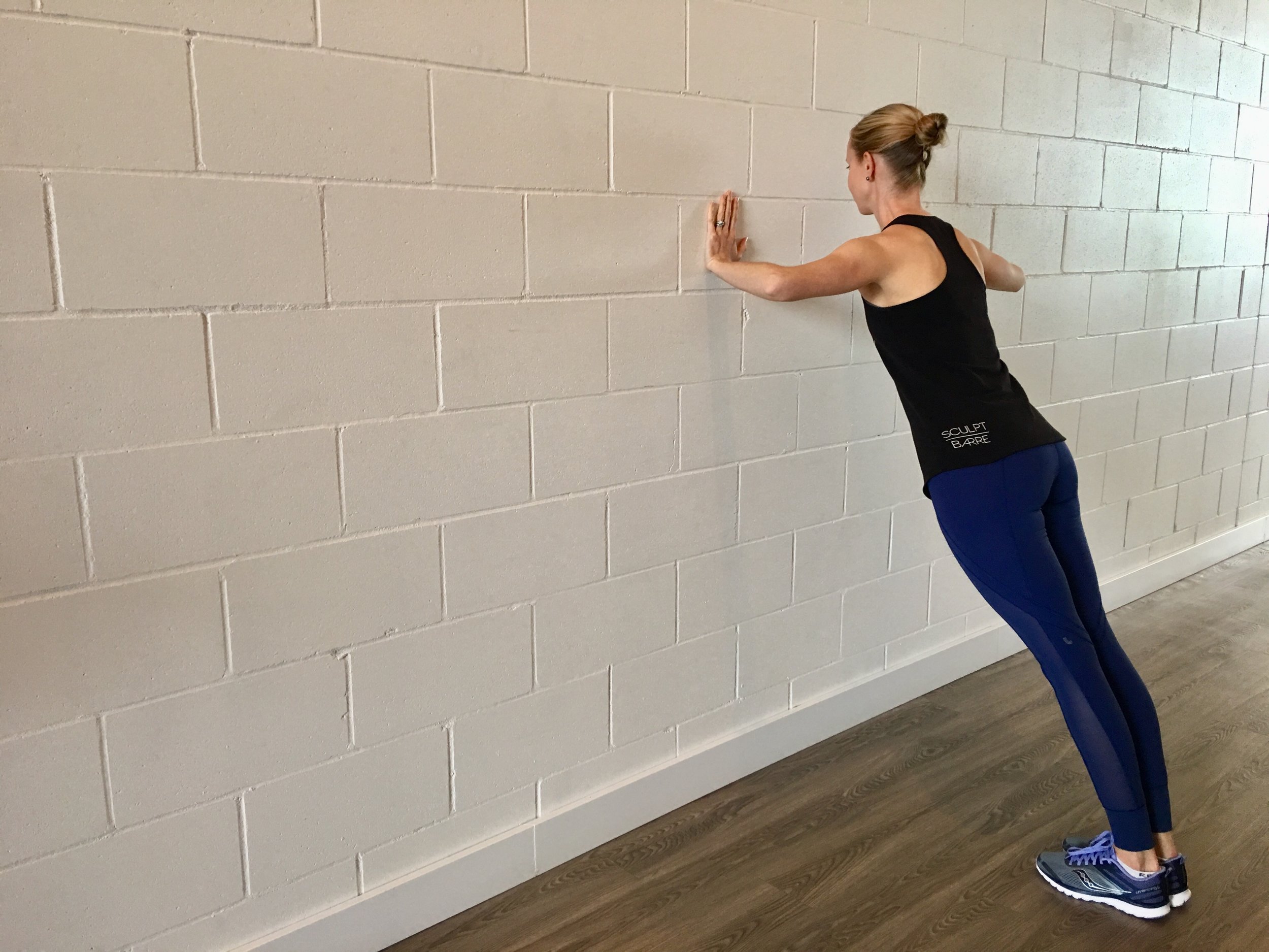 WALL PUSHUP PRACTICE — Fifty 5 Fitness