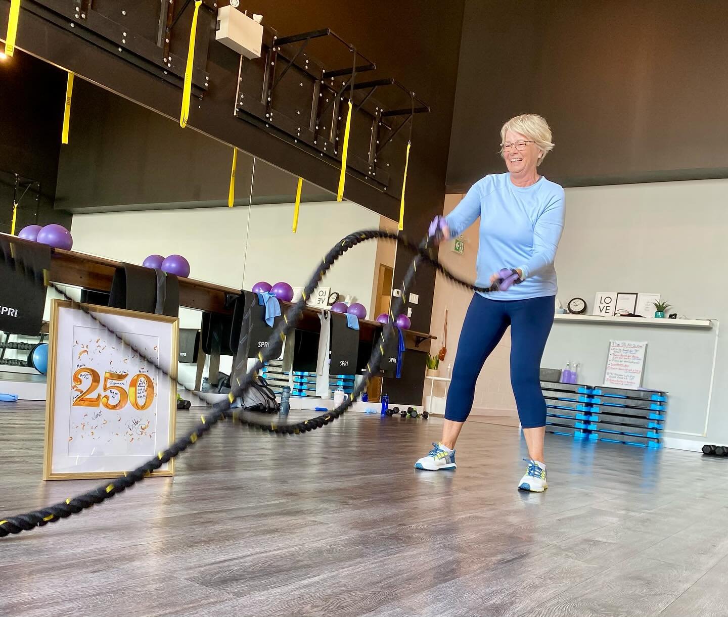 🤩 BIG congratulations to Helen for hitting her 250th Fifty 5 Fitness class since May 2023!! 

Here is what Helen had to say about her time at the studio:

I joined Fifty 5 Fitness in 2019. My mantra has always been &ldquo;movement is medicine&rdquo;