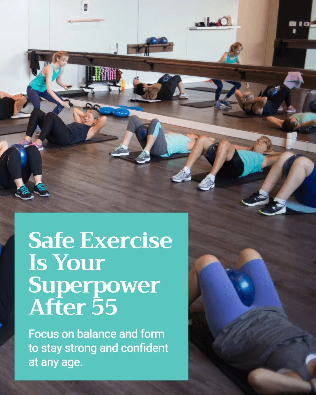Why does safe exercise matter more than ever after 55? Because your body deserves care that respects its unique needs and keeps you strong and confident!

Starting is easier than you think:

&bull; Begin with gentle movements that focus on balance an
