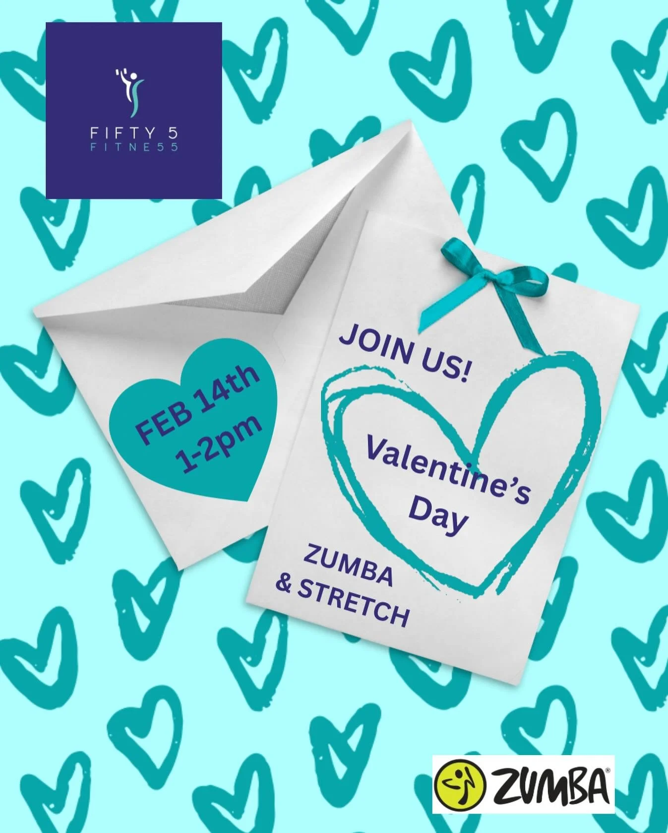 ❤️JOIN US! 

❤️Zumba &amp; Stretch 

❤️Valentine&rsquo;s Day - Saturday, February 14th from 1:00 -2:00pm

❤️100% of the proceeds are going to the Heart &amp; Stroke Foundation. Minimum donation of $20. 

❤️Our very own Tracey &amp; Guest Instructor S