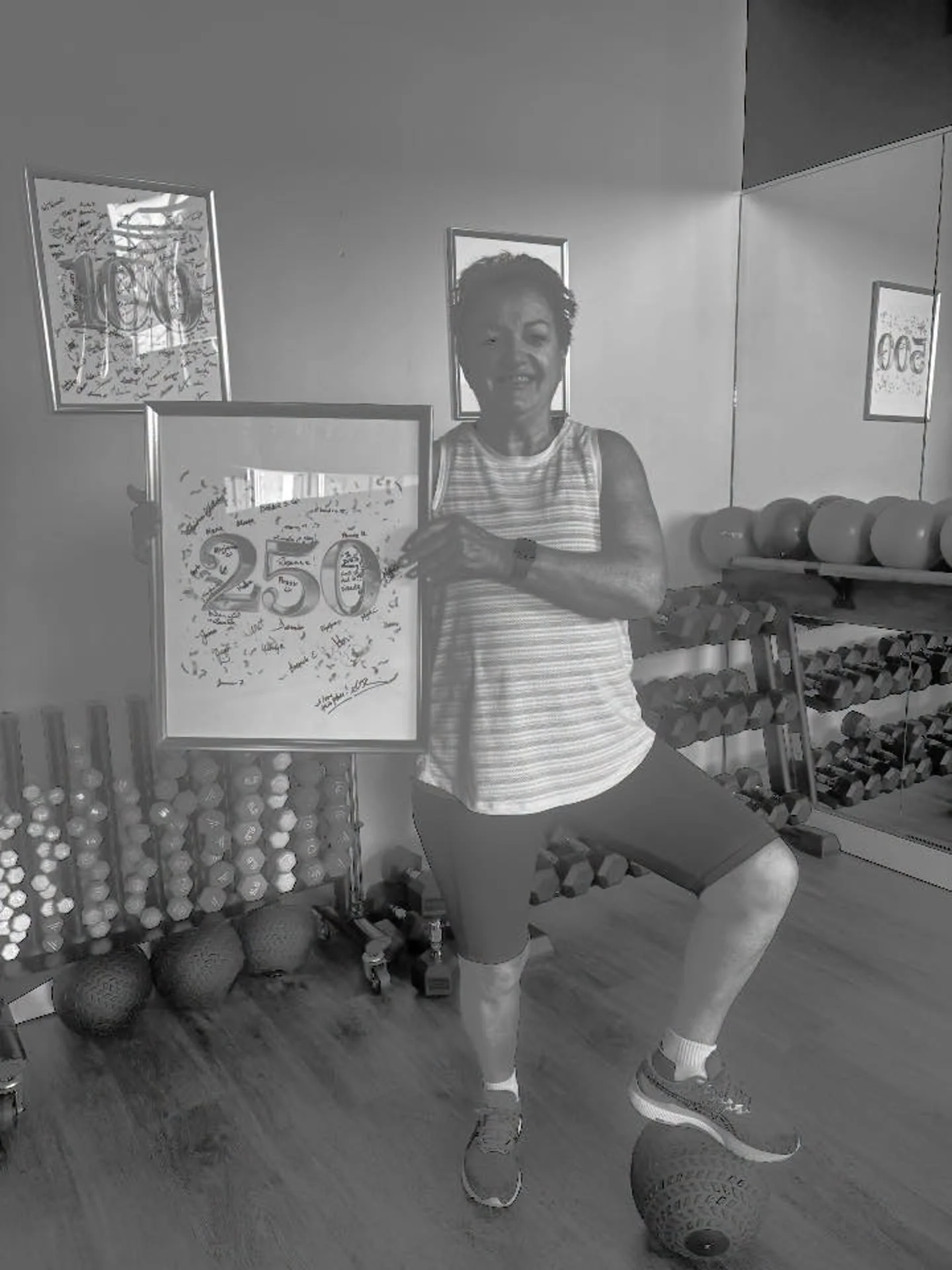 🤩 BIG congratulations to Becky for hitting her 250th Fifty 5 Fitness class!

Here is what she had to say about her time at the studio:

1) How long have you been a member of FORM/Fifty 5 Fitness? 
Since Day 1&nbsp;🥹❤️

2) What are your favourite cl