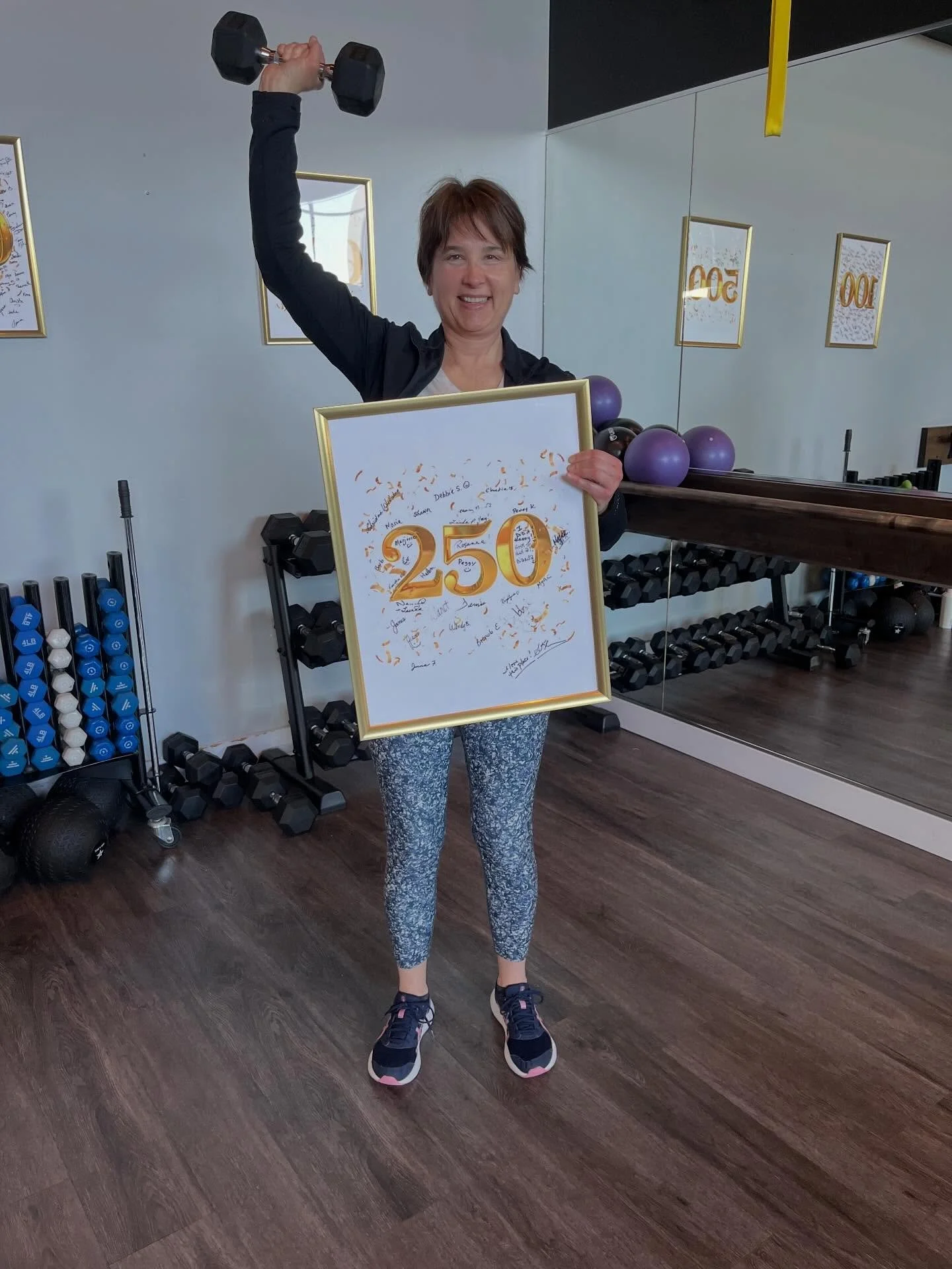 🤩 BIG congratulations to Dana for hitting her 250th Fifty 5 Fitness class!

Here is what she had to say about her time at the studio:

I&rsquo;ve been attending classes since September 2024, starting with 3 times weekly. For about a year I&rsquo;ve 