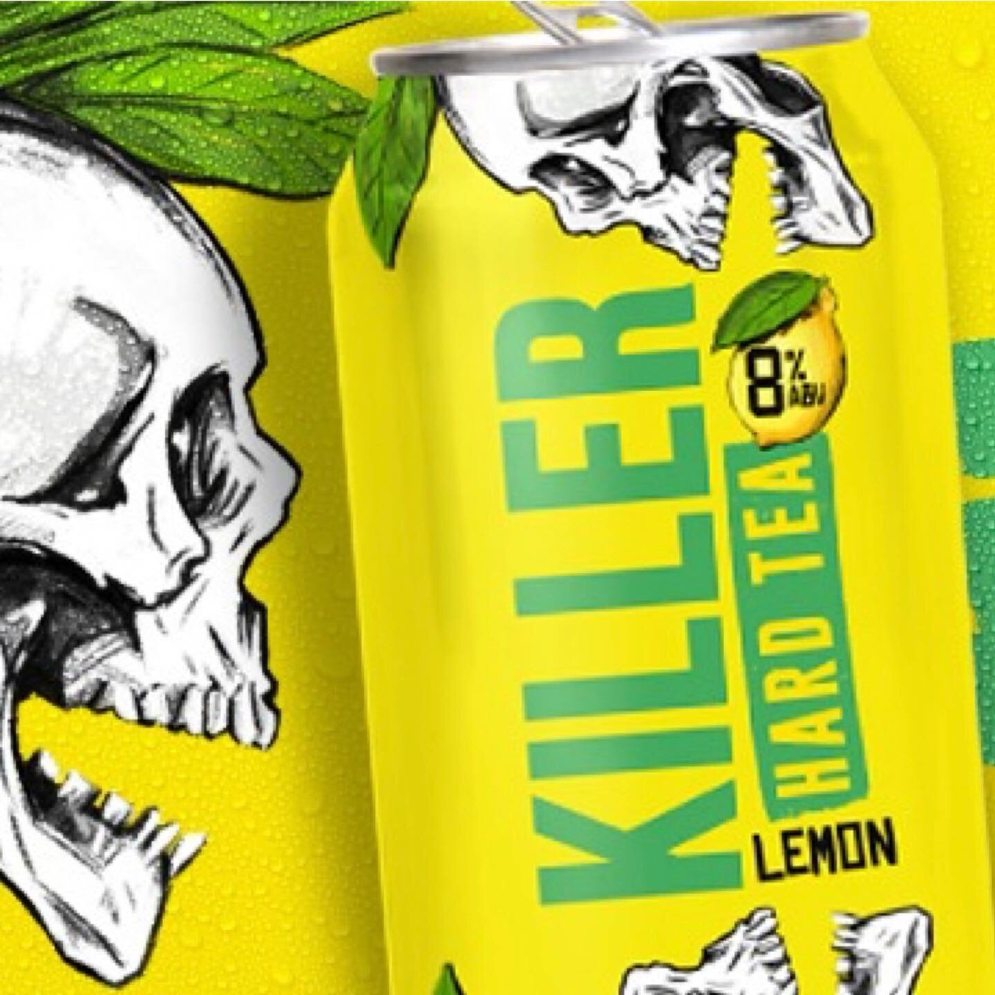 Let the news of @killerhardtea being available brighten up your day!

Killer Hard Tea is an all-new crisp and refreshing hard tea that balances earthy and floral tea flavors with a hint of sweetness and a bright pop of lemon. Moderately carbonated to