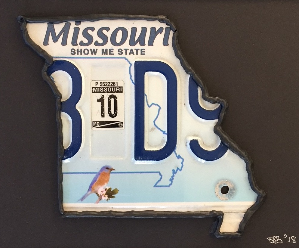 SHOW ME STATE, 2018 8 in x 10 in Missouri 1:3,100,000 scale